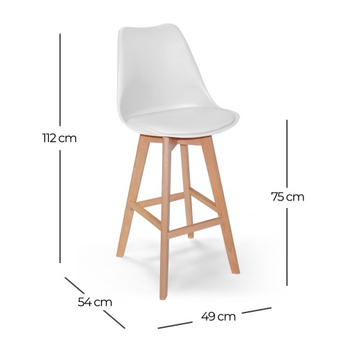 TABURETE TOWER KARLSKRONA ROSA