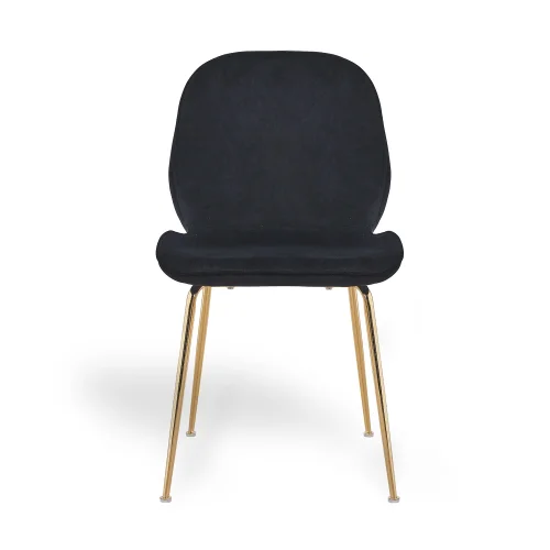 SILLA ASHCROFT TERCIOPELO NEGRO