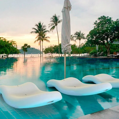 MESA EXTERIOR ACAI COLOR BLANCO 60