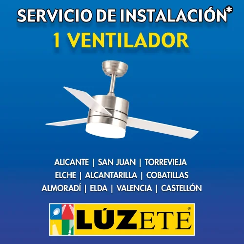OFERTA INSTALACIÓN 1 VENTILADOR OFERTA INSTALACIÓN 1 VENTILADOR