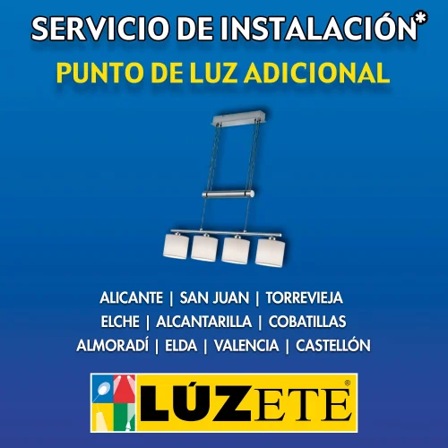 INSTALACIÓN PUNTO DE LUZ ADICIONAL