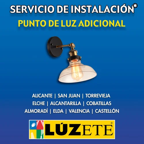 INSTALACIÓN PUNTO DE LUZ ADICIONAL