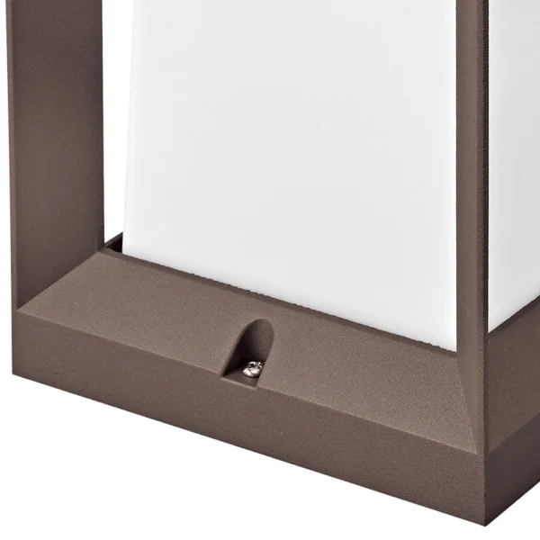 SOBREMURO EXTERIOR SNOWDROP 16CM E27 MARRÓN SOBREMURO EXTERIOR SNOWDROP 16CM E27 MARRÓN