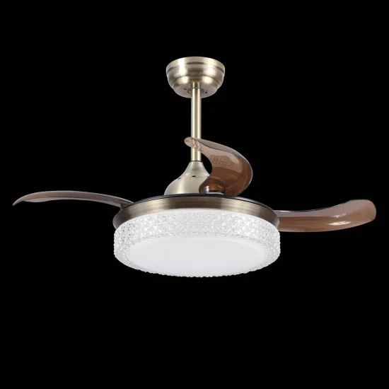 VENTILADOR DE TECHO LED KINGSTON 4P PLEGABLE CUERO REGULABLE 2