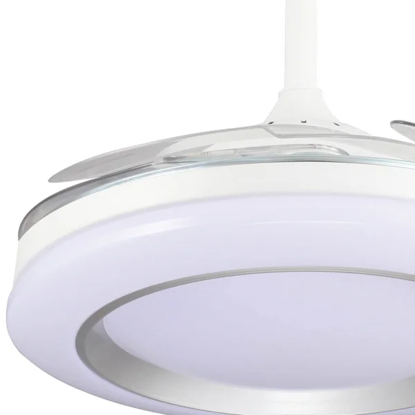 Ventilador de techo LED con aspas plegables – 15 modelos stock