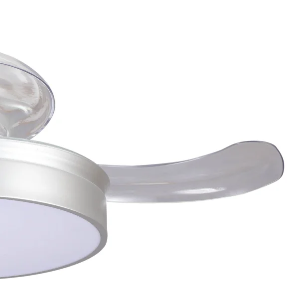 VENTILADOR DE TECHO LED RICHMOND PLATA PLEGABLE REGULABLE