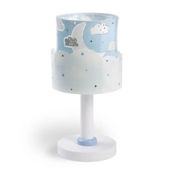 LÁMPARA DE MESA INFANTIL MOON E14 AZUL