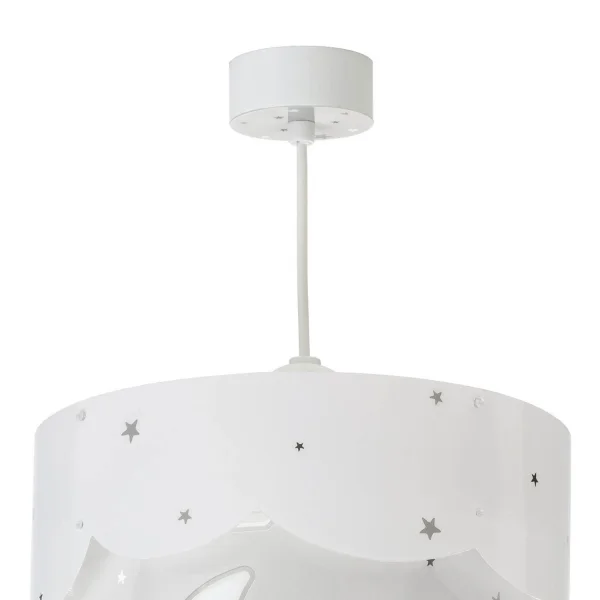 LÁMPARA COLGANTE INFANTIL MOON E27 GRIS