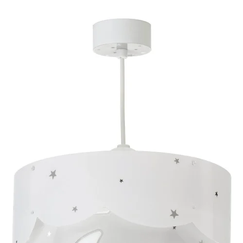 LÁMPARA COLGANTE INFANTIL MOON E27 GRIS