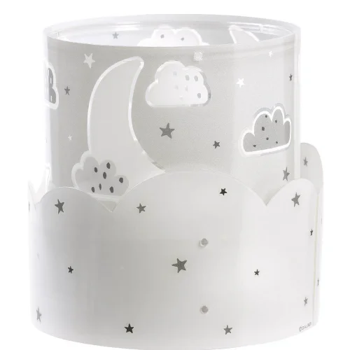 LÁMPARA DE MESA INFANTIL MOON E14 GRIS