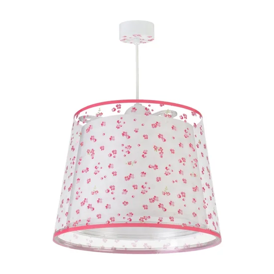 LÁMPARA COLGANTE INFANTIL DREAM FLOWERS E27 ROSA