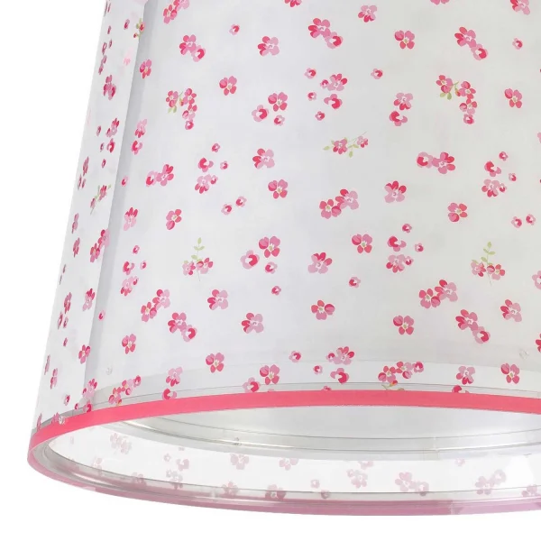 LÁMPARA COLGANTE INFANTIL DREAM FLOWERS E27 ROSA