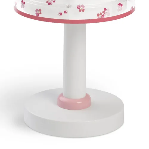 LÁMPARA DE MESA INFANTIL DREAM FLOWERS E14 ROSA
