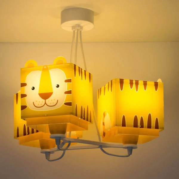 LÁMPARA INFANTIL 3 LUCES LITTLE TIGER E27
