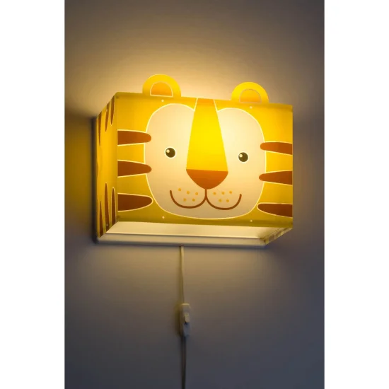 APLIQUE DE PARED INFANTIL LITTLE TIGER E27 2