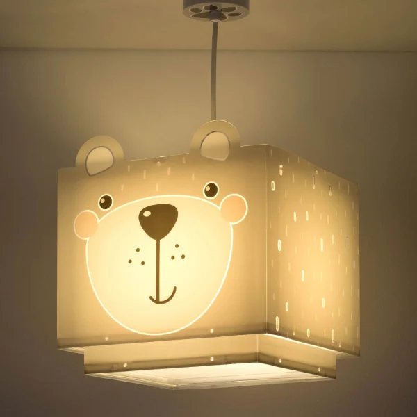 LÁMPARA COLGANTE INFANTIL LITTLE TEDDY E27