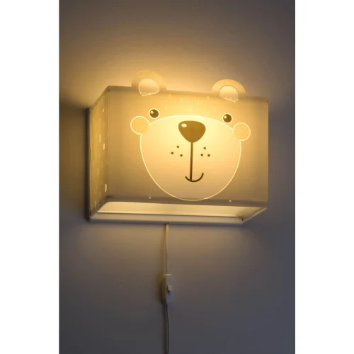 APLIQUE DE PARED INFANTIL LITTLE TEDDY E27