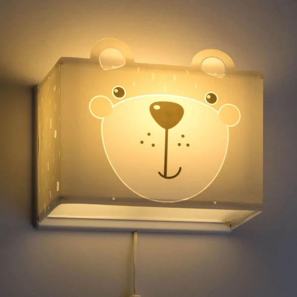 APLIQUE DE PARED INFANTIL LITTLE TEDDY E27