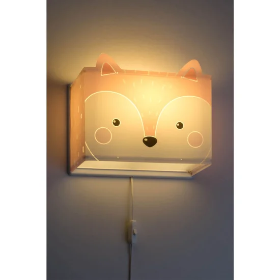 APLIQUE DE PARED INFANTIL LITTLE FOX E27 2