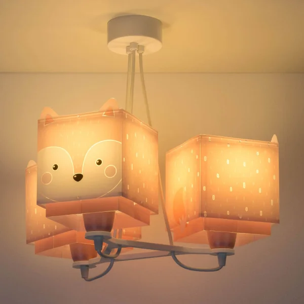 LÁMPARA INFANTIL 3 LUCES LITTLE FOX E27 LÁMPARA INFANTIL 3 LUCES LITTLE FOX E27