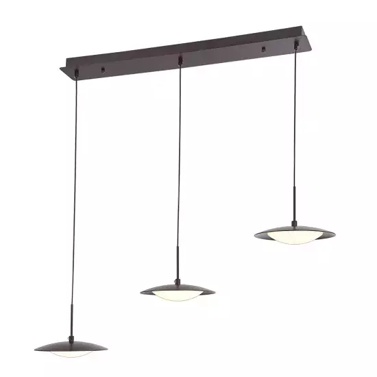 LÁMPARA DE TECHO LED HILDEGARD 3 LUCES 36W 4000K