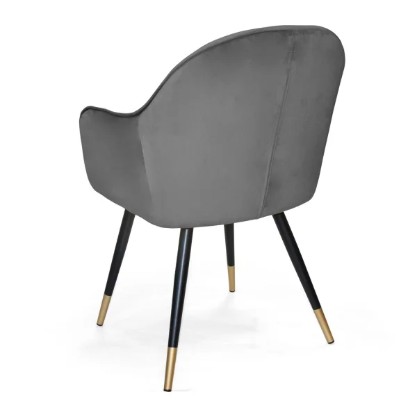 SILLÓN GRAYSON TERCIOPELO GRIS