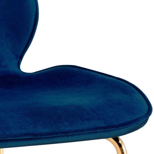 SILLA ASHCROFT TERCIOPELO AZUL