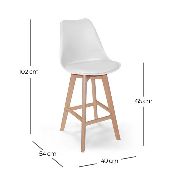 TABURETE MEDIO TOWER KARLSKRONA NEGRO