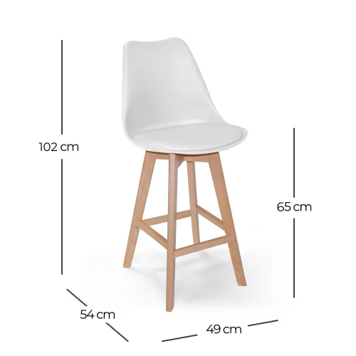 TABURETE MEDIO TOWER KARLSKRONA ROSA