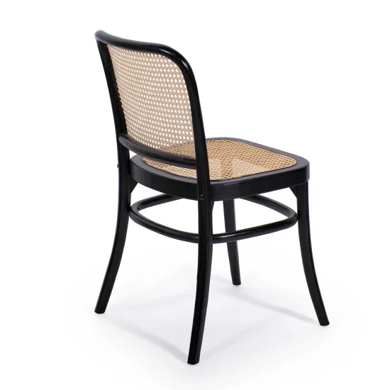 SILLA HANNAH MADERA NEGRA RATTAN 2