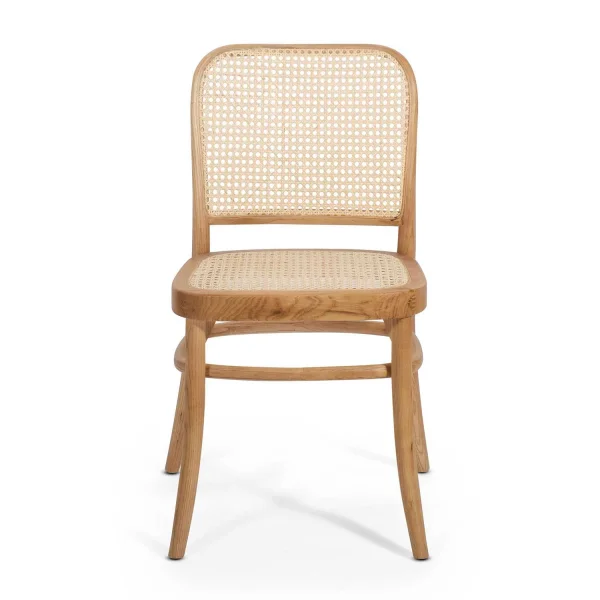 SILLA HANNAH MADERA NATURAL RATTAN