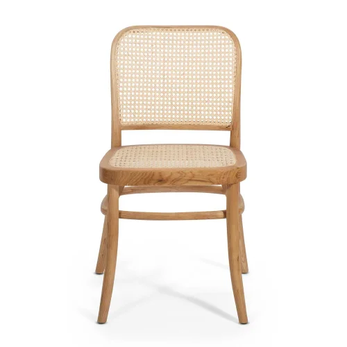 SILLA HANNAH MADERA NATURAL RATTAN