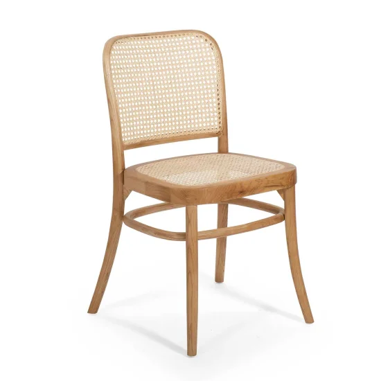 SILLA HANNAH MADERA NATURAL RATTAN