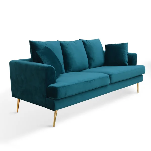 SOFÁ SKYLA 3 PLAZAS TURQUESA