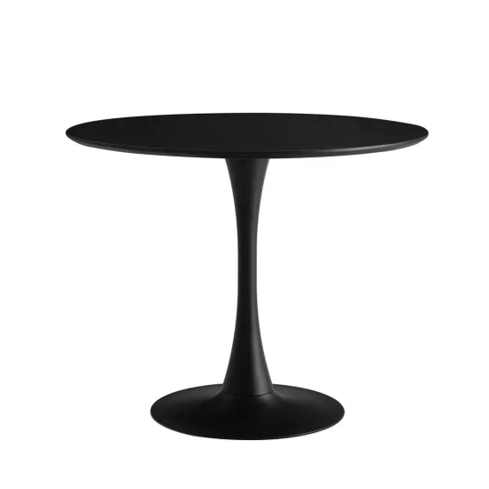 MESA SAN ANTONI Ø90 CM NEGRA 2
