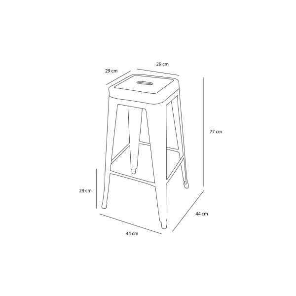 TABURETE JOSEPHINE BLANCO MADERA TABURETE JOSEPHINE BLANCO MADERA