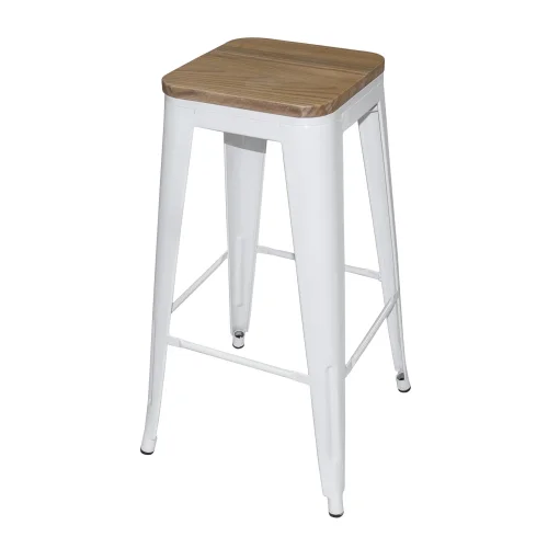 TABURETE JOSEPHINE BLANCO MADERA TABURETE JOSEPHINE BLANCO MADERA