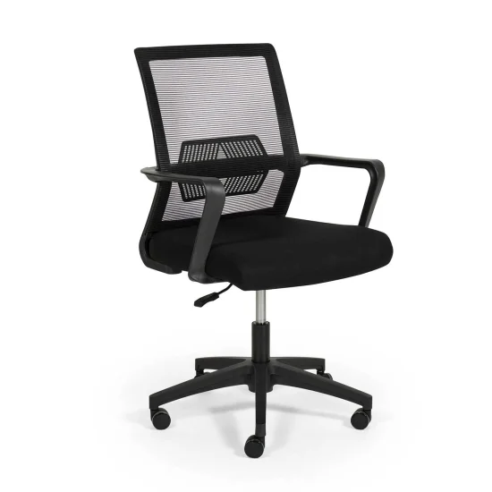 SILLA DE OFICINA SCOTT CON RUEDAS NEGRO