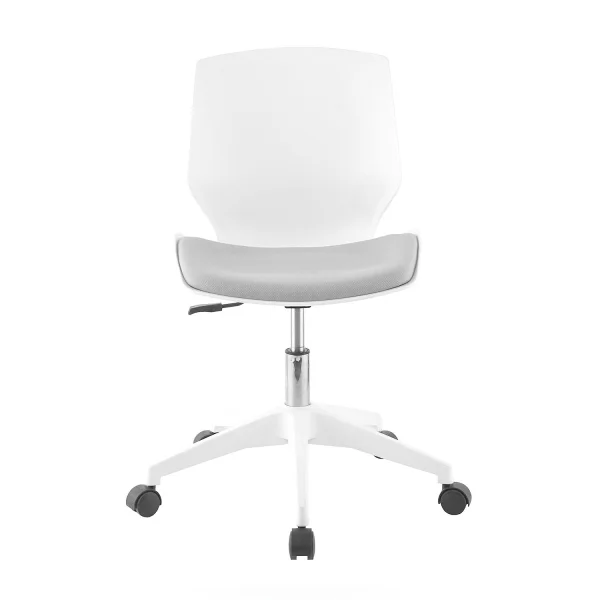 SILLA DE OFICINA LAWRENCE CON RUEDAS BLANCO
