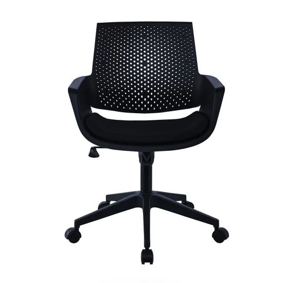 SILLA DE OFICINA CLIFFORD CON RUEDAS NEGRO 2
