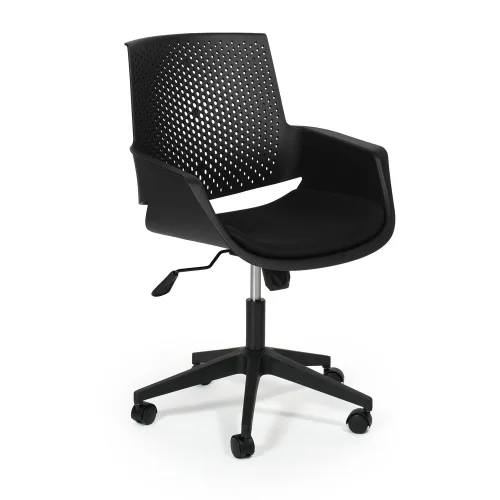 SILLA DE OFICINA CLIFFORD CON RUEDAS NEGRO SILLA DE OFICINA CLIFFORD CON RUEDAS NEGRO