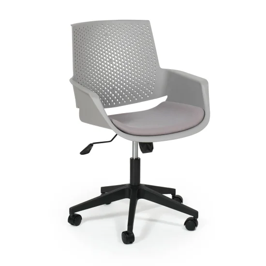 SILLA DE OFICINA CLIFFORD CON RUEDAS GRIS