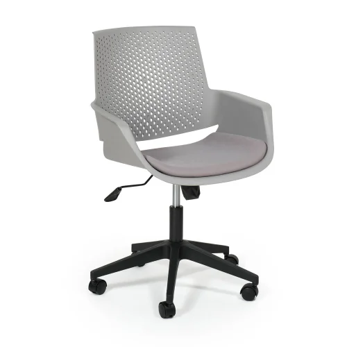 SILLA DE OFICINA CLIFFORD CON RUEDAS GRIS