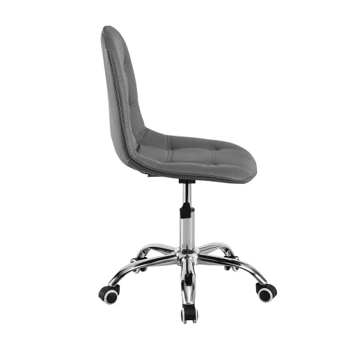 SILLA DE OFICINA GREG CON RUEDAS CAPITONE GRIS SILLA DE OFICINA GREG CON RUEDAS CAPITONE GRIS