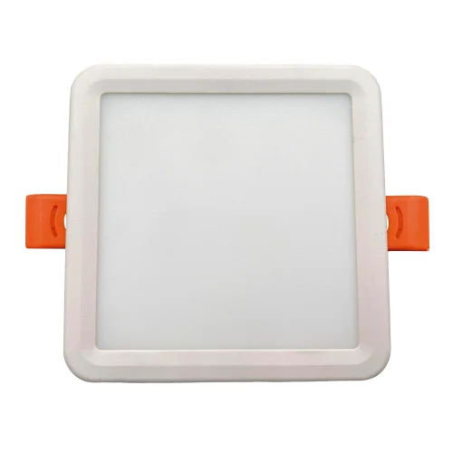 DOWNLIGHT LED CUADRADO 6W 4000K PINZA REGULABLE