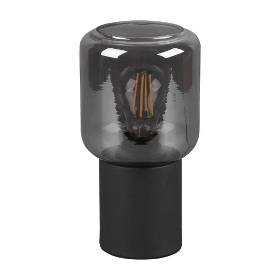 LÁMPARA DE MESA MORRIGAN METAL NEGRO E27 2