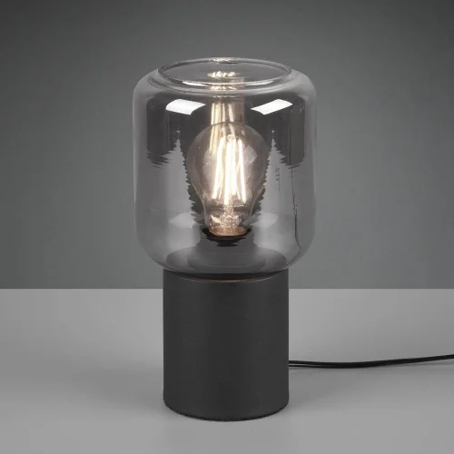 LÁMPARA DE MESA MORRIGAN METAL NEGRO E27 LÁMPARA DE MESA MORRIGAN METAL NEGRO E27