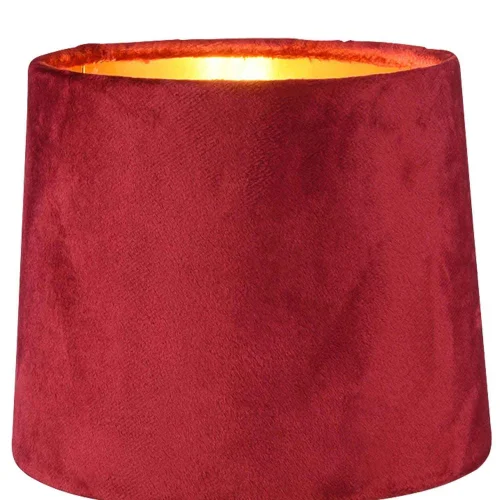 LÁMPARA DE MESA GAELA CERÁMICA PANTALLA ROJA E14 LÁMPARA DE MESA GAELA CERÁMICA PANTALLA ROJA E14
