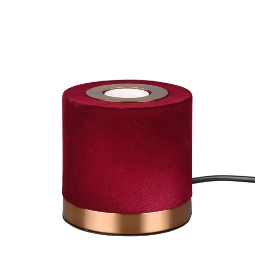 LÁMPARA DE MESA GANNICUS SAMT ROJO E27 LÁMPARA DE MESA GANNICUS SAMT ROJO E27