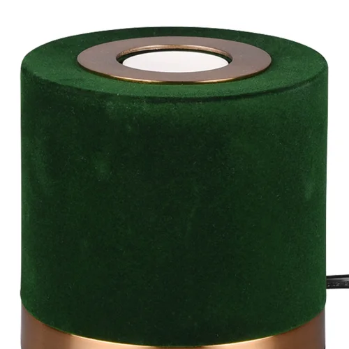 LÁMPARA DE MESA GANNICUS SAMT VERDE E27